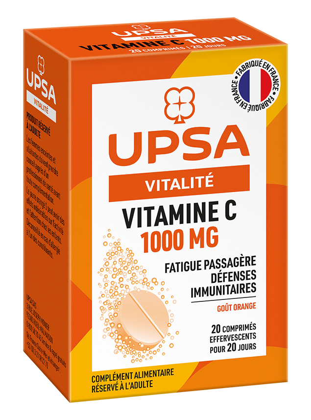 image Vitamine C 1000 mg Effervescente Boîte de 20 comprimés (12 produits)