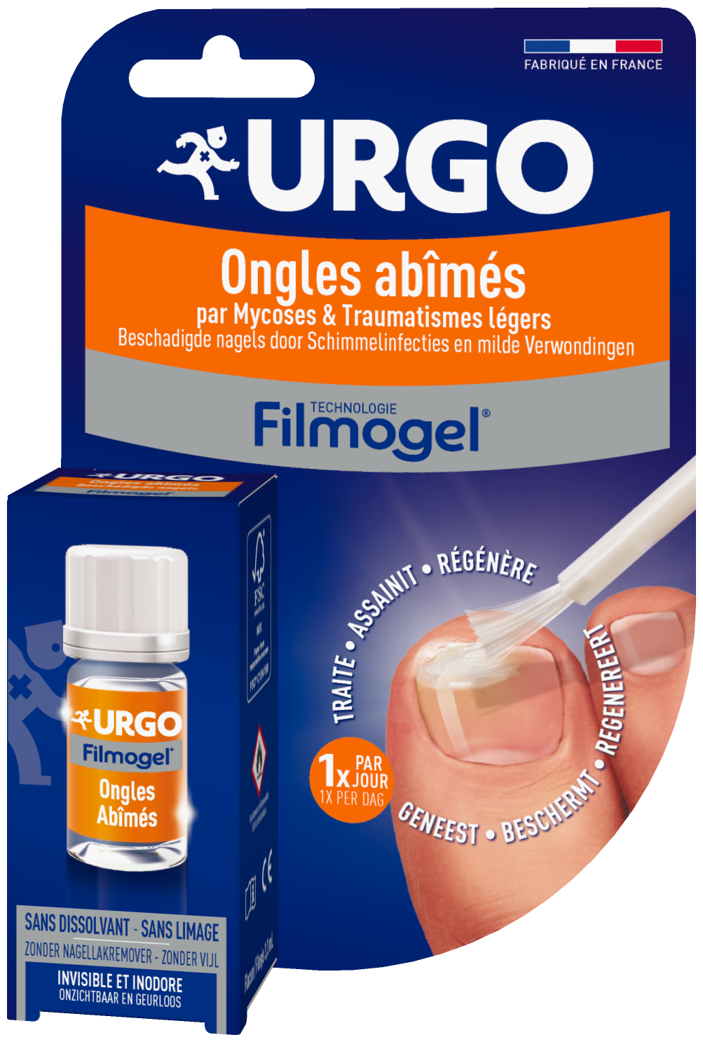 image (PTA) URGO Ongles Abîmés, filmogel® Flacon de 3,3 ml